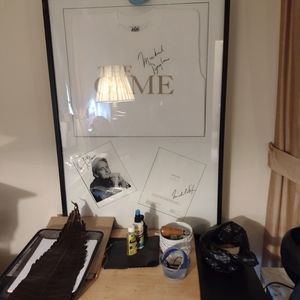 Autographed real movie name before it was called the Game, first page , all sign